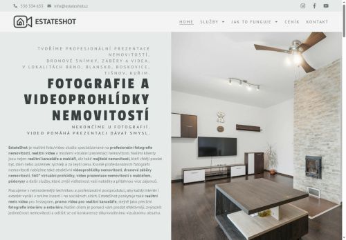 Zobrazit webové stránky EstateShot