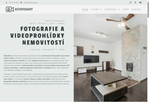 Zobrazit webové stránky EstateShot