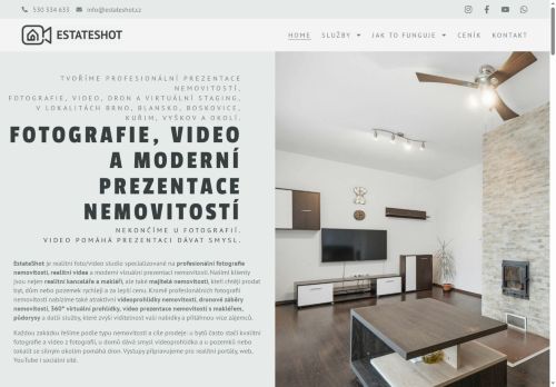 Zobrazit webové stránky EstateShot