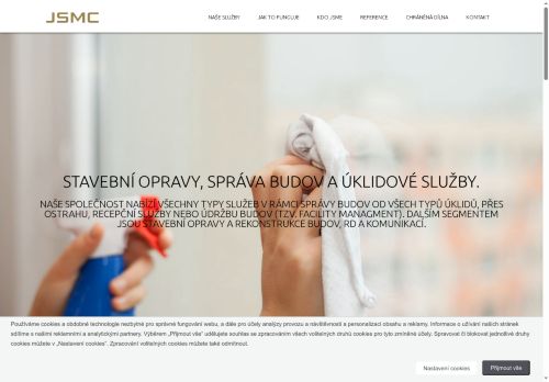 Webové stránky JSMC chráněná dílna s.r.o., Praha