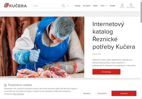 Webové stránky Řeznické potřeby s.r.o., Blovice