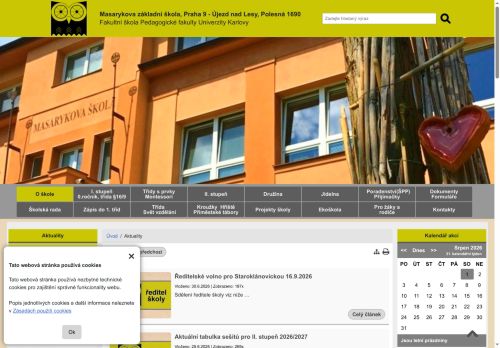 Masarykova základní škola, Praha 9 - Újezd nad Lesy, Polesná 1690 nabízí práci na pozici Kuchaři (kromě šéfkuchařů), pomocní kuchaři v obci Praha