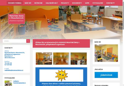Mateřská škola v Mouchnicích, příspěvková organizace nabízí práci na pozici asistent/asistentka pedagoga v obci Mouchnice