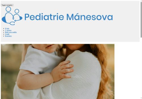 Zobrazit webové stránky Praktický lékař pro děti a dorost Pediatrie Mánesova s.r.o. - MUDr. Jitka Škardová, MUDr. Jaroslava Pospíšilová