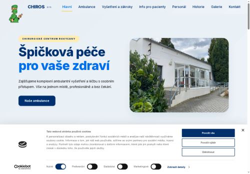 Zobrazit webové stránky Chiros s.r.o.