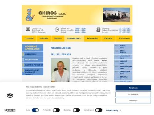 Neurologická ambulance Chiros s.r.o. - MUDr. Pavel Janouškovec