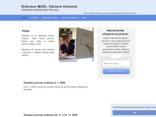 Praktický lékař pro dospělé - MUDr. Václava Hronová