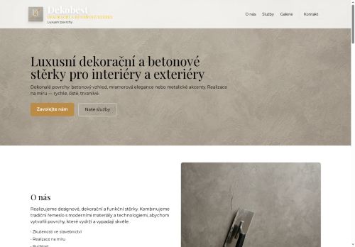 Zobrazit webové stránky Dekobest