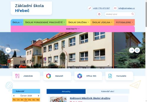 Masarykova jubilejní základní škola Hřebeč, okres Kladno nabízí práci na pozici Školní psycholog/psycholožka v obci Hřebeč