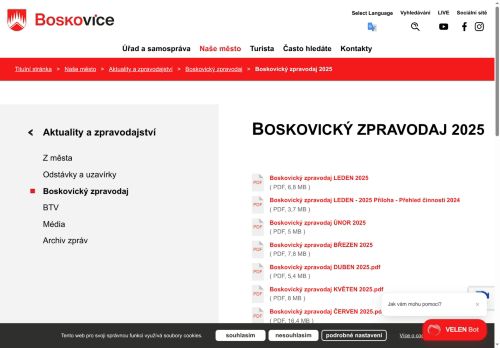 Zobrazit webové stránky Boskovický zpravodaj