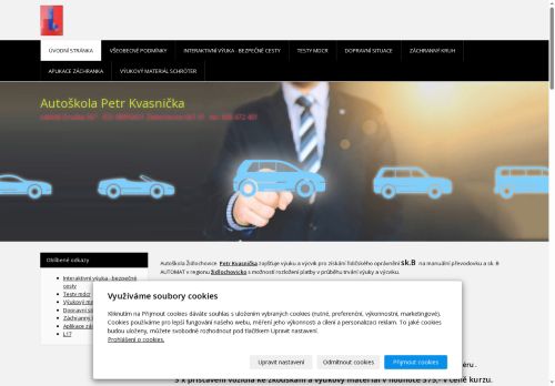 Zobrazit webové stránky Autoškola Židlochovice Petr Kvasnička