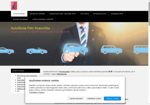 Zobrazit webové stránky Autoškola Židlochovice Petr Kvasnička