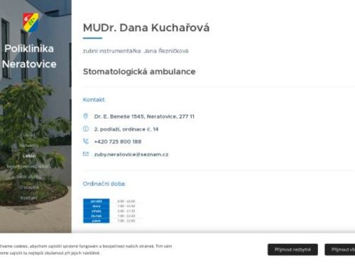 Zubní ordinace - MUDr. Dana Kuchařová