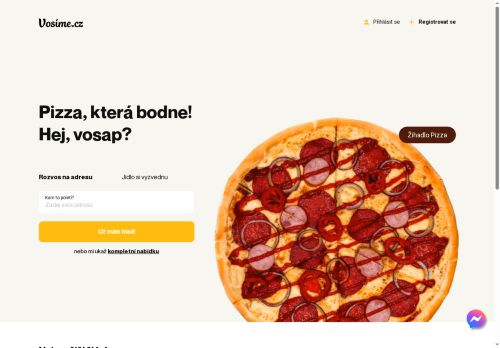 Webové stránky ElMia Food spol. s r.o., Třebíč