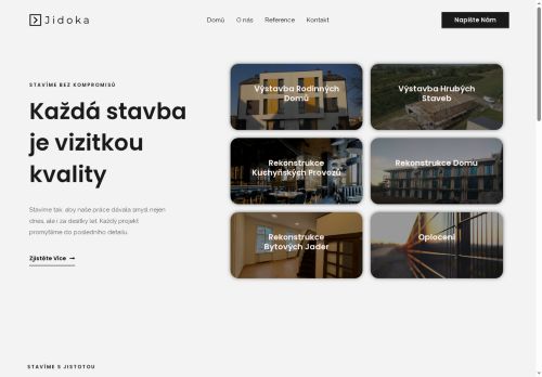 Webové stránky Jidoka s.r.o., Brno