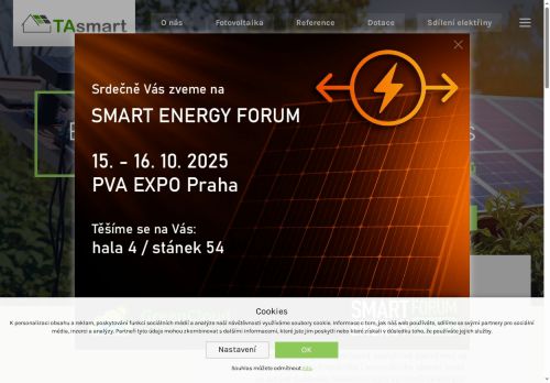 Webové stránky TA smart s.r.o., Vitice