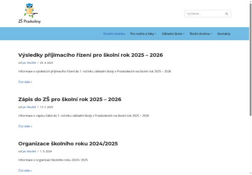 Základní škola a Mateřská škola Praskolesy, okres Beroun nabízí práci na pozici ASISTENT(KA) PEDAGOGA v obci Praskolesy