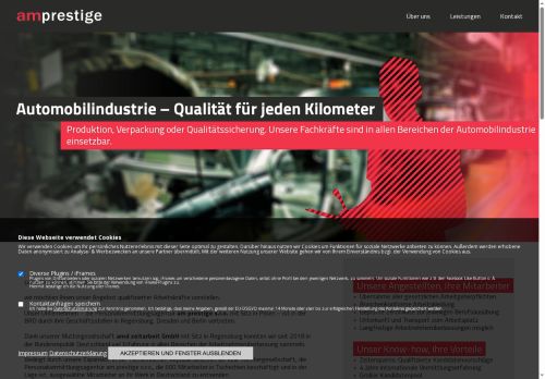 AM PRESTIGE s.r.o. nabízí práci na pozici Pracovníci evidence dat a archivů v obci Plzeň