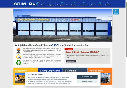 ARIM - DL s.r.o. nabízí práci na pozici Jeřábník, obsluha autojeřábu v obci Dlouhá Lhota