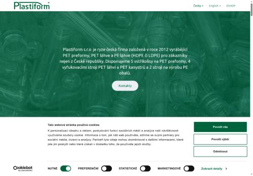 Plastiform s. r. o. nabízí práci na pozici operátor výroby, pracovník údržby v obci Kosmonosy