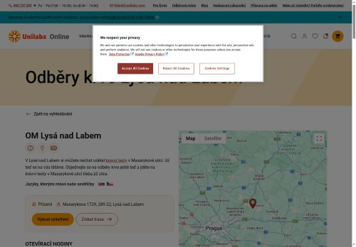 Zobrazit webové stránky Unilabs - odběrové místo Lysá nad Labem
