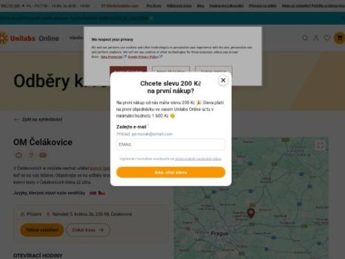 Unilabs - odběrové místo Čelákovice
