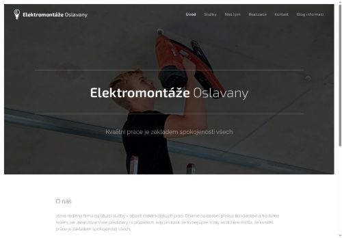 Zobrazit webové stránky Elektromontáže Oslavany s.r.o.