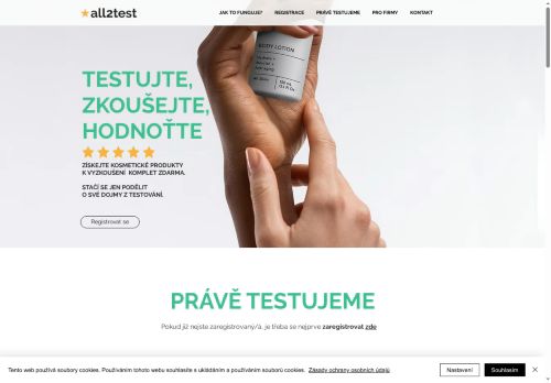 All2test s.r.o. nabízí práci na pozici ADMINISTRATIVNÍ PRACOVNÍK – LOGISTIK (M/Ž) v obci Třebíč