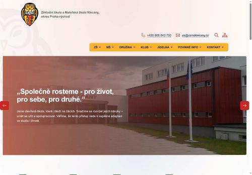 Základní škola a Mateřská škola Klecany , okres Praha- východ, příspěvková organizace nabízí práci na pozici Asistent/ka pedagoga v obci Klecany