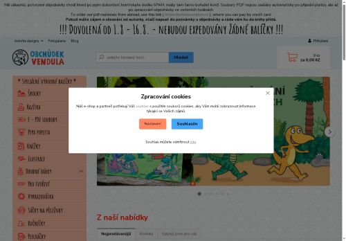 Zobrazit webové stránky obchudekvendula.cz