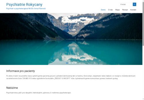 Zobrazit webové stránky Psychiatr a psychoterapeut - MUDr. Irena Fišerová
