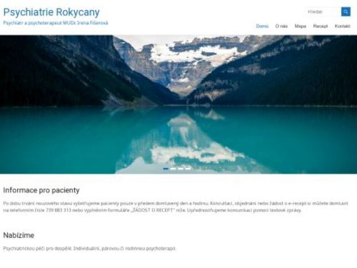 Psychiatr a psychoterapeut - MUDr. Irena Fišerová