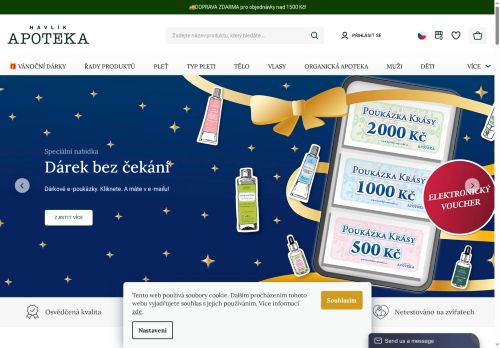 Havlíkova přírodní apotéka s.r.o. nabízí práci na pozici Skladník/ce v obci Kralupy nad Vltavou