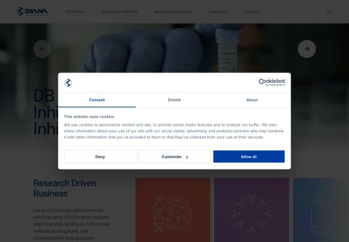 DIANA Biotechnologies, s.r.o. nabízí práci na pozici Laboratory Assistant ve vývoji a charakterizaci reagencií pro PCR diagnostiku (m/ž) v obci Vestec