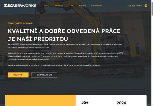 Webové stránky SCARPA Works s.r.o., Nová Ves pod Pleší
