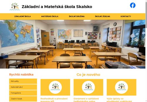 Základní škola a mateřská škola Skalsko, okres Mladá Boleslav nabízí práci na pozici Učitelka I.stupeň v obci Skalsko