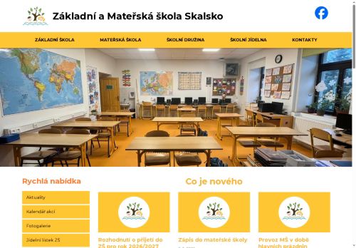 Základní škola a mateřská škola Skalsko, okres Mladá Boleslav nabízí práci na pozici Učitelka I.stupeň v obci Skalsko