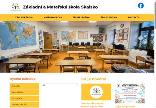 Základní škola a mateřská škola Skalsko, okres Mladá Boleslav nabízí práci na pozici Učitelka I.stupeň v obci Skalsko