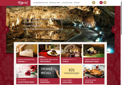 Zobrazit webové stránky Zámecký penzion Kopeček