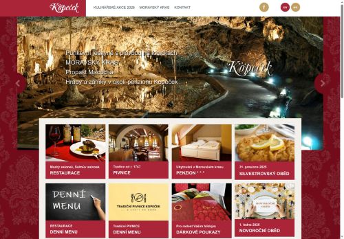 Zobrazit webové stránky Zámecký penzion Kopeček