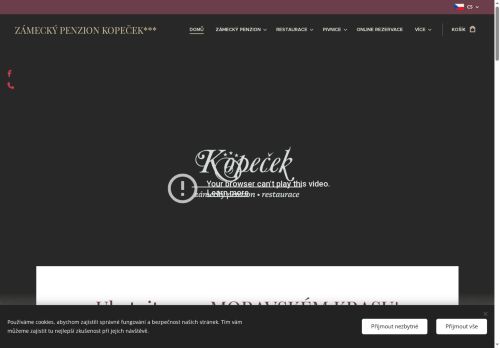 Zobrazit webové stránky Zámecký penzion Kopeček