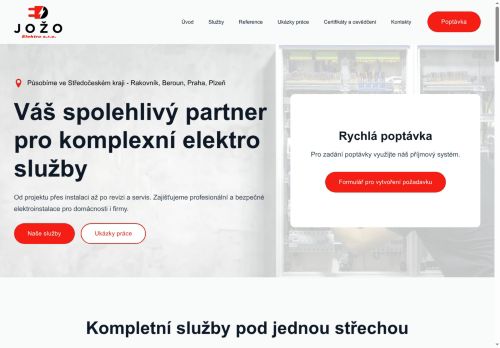 JOŽO Elektro s.r.o. nabízí práci na pozici Stavební a provozní elektrikáři (m/ž) v obci Roztoky