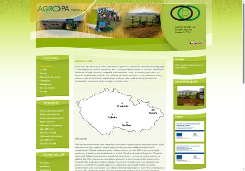 AGROPA GROUP s.r.o. nabízí práci na pozici Obchodní zástupci v obci Budišov