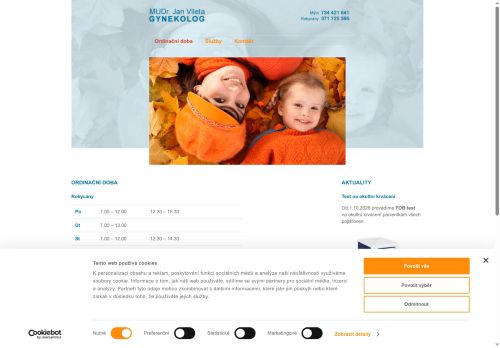 Zobrazit webové stránky Gynekologická ambulance GYNEVI, s.r.o. - MUDr. Jan Vileta