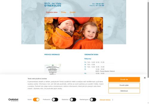 Zobrazit webové stránky Gynekologická ambulance GYNEVI, s.r.o. - MUDr. Jan Vileta