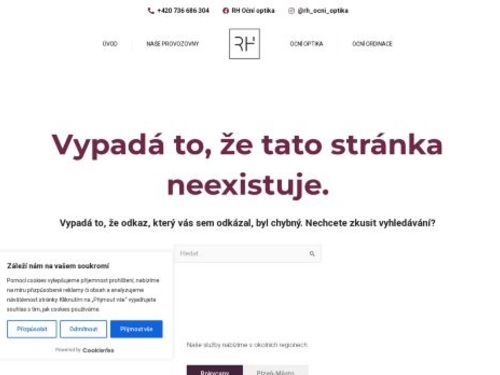 Oční ordinace - MUDr. Richard Hron (ordinace Soukenická)