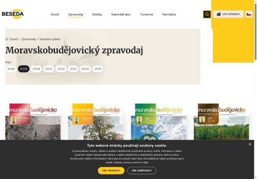 Zobrazit webové stránky Zpravodaj Moravskobudějovicko