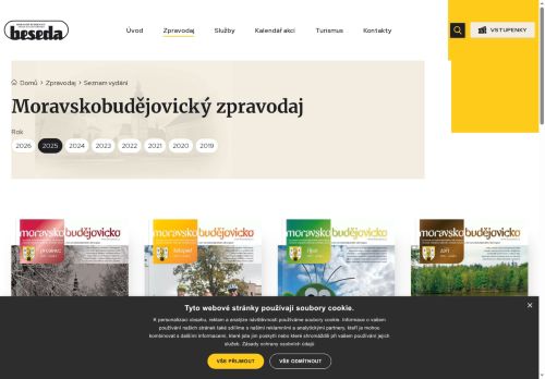 Zobrazit webové stránky Zpravodaj Moravskobudějovicko
