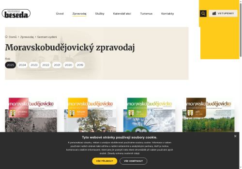 Zobrazit webové stránky Zpravodaj Moravskobudějovicko