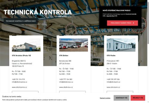 STK Divišov s.r.o. nabízí práci na pozici Pomocný pracovník / Pomocná pracovnice v obci Praha